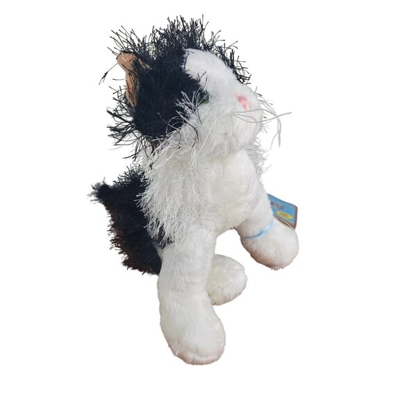 Ganz Webkinz Black & White Cat Kitten Sealed Code Tag HM016 NEW - Picture 4 of 5